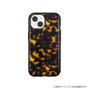 IIIIfit Clear Premium iPhone15/14/13対応ケース ベッコウ IFT-153BEK