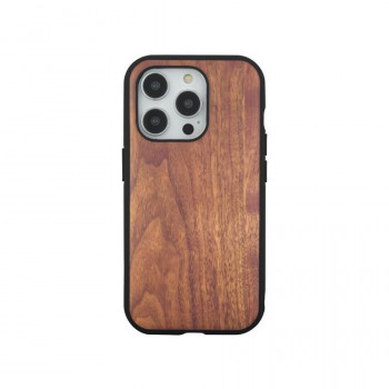 IIIIfit Premium iPhone15 Pro対応ケース ウォールナット IFT-157WN