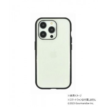 IIIIfit Clear iPhone15 Pro対応ケース ブラック IFT-158BK