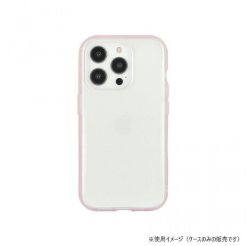 IIIIfit Clear iPhone15 Pro対応ケース ピンク IFT-158PK