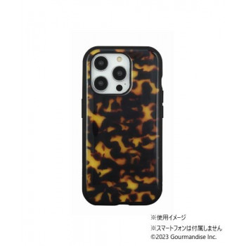 IIIIfit Clear Premium iPhone15 Pro対応ケース ベッコウ IFT-159BEK