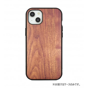 IIIIfit Premium iPhone15Plus/14Plus対応ケース ウォールナット IFT-163WN