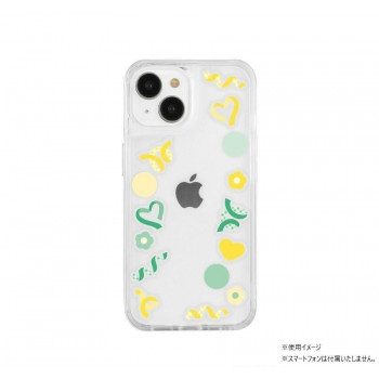 SHOWCASE+ iPhone15/14/13対応ケース イエロー＆グリーン SWC-17YG