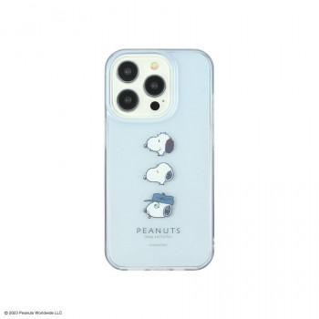 ピーナッツ iPhone15 Pro対応ソフトケース きょうだい SNGG-02C