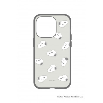ピーナッツ IIIIfit iPhone15 Pro対応ケース 総柄 SNGG-04C
