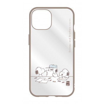 ピーナッツ IIIIfit Clear iPhone15/14/13対応ケース きょうだい SNGG-07C