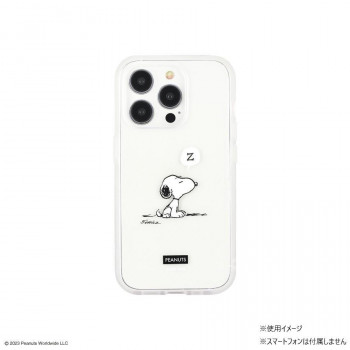 ピーナッツ IIIIfit Clear iPhone15 Pro対応ケース スヌーピー SNGG-08B