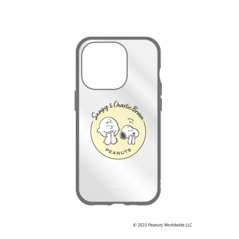 ピーナッツ IIIIfit Clear iPhone15 Pro対応ケース チャーリー・ブラウン SNGG-08D