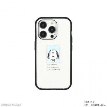 ピーナッツ IIIIfit Clear iPhone15 Pro対応ケース ピクチャー SNGG-08E