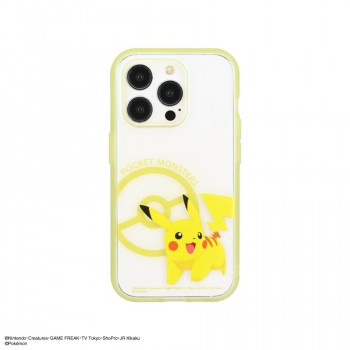 ポケットモンスター IIIIfit iPhone15 Pro対応ケース ピカチュウ POKE-871A