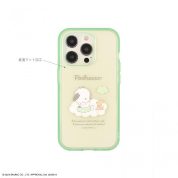 サンリオ IIIIfit Clear iPhone15 Pro対応ケース ポチャッコ SANG-356PC