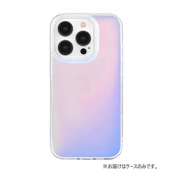 iPhone15 Pro対応ソフトケース オーロラ GMD-13AUR