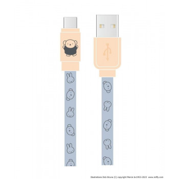 USB Type-C対応 同期＆充電ケーブル ミッフィー＆ボリス MF-388C