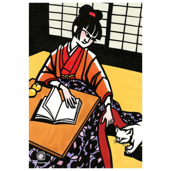 300Pジグソー 炬燵 =こたつ= (滝平二郎)　300-163