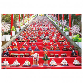 300Pジグソー シリーズ日本の都市6 千葉県勝浦市「ひな祭り」　300-324