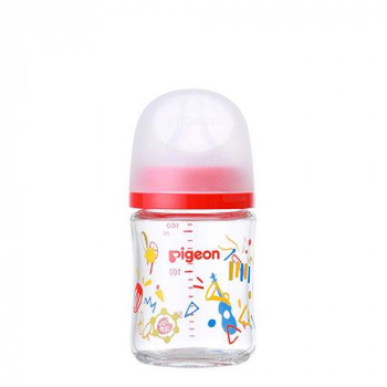 Pigeon(ピジョン)  母乳実感哺乳びん 160ml ガラス Music 412579