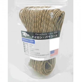 TIGER(タイガー) S-0501　パラコード　 デザート　30Mx4mm　　　　　