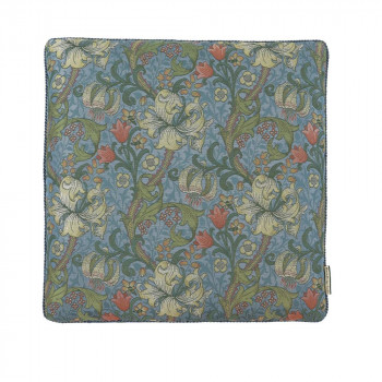 ゴールデンリリーマイナー  リビングシートクッション  48×48cm LN1742 B ブルー