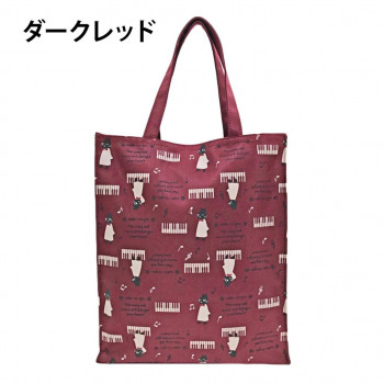 優美社　4M34-00　neko ningen （ネコニンゲン） トートバッグ  ダークレッド