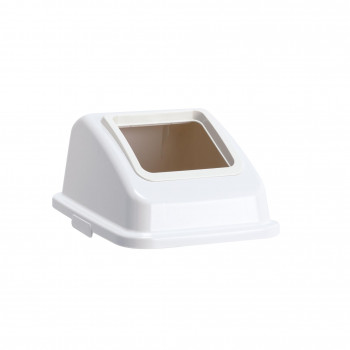エコ分別カラーペールW45 オープン プラスチック 白 DS1946148
