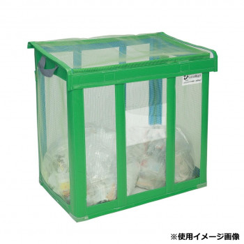 自立ゴミネット 430L 900×600×800 緑 DS2610011