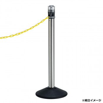 LEDライト付きチェーンスタンド プラチェーン黄 常灯 LED黄 SU6621106