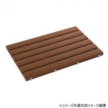 抗菌安全スノコ お客様組立品 600×900 茶 MR0932414