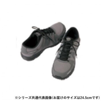 アイトス　51649  セーフティシューズ(男女兼用)  チャコールグレー  24.5cm