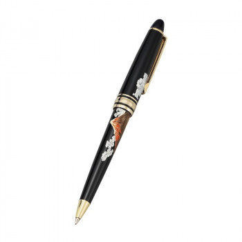 まえじゅう漆器 漆芸ボールペン 黒富士(B) 3L-754