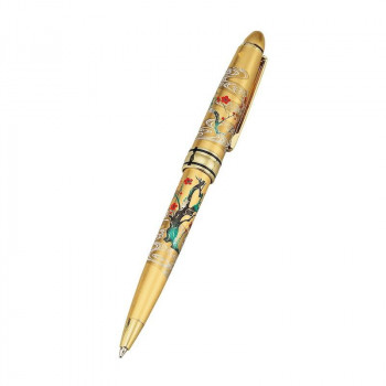 まえじゅう漆器 漆芸ボールペン 光琳梅(G) 6L-208