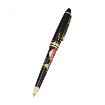 まえじゅう漆器 漆芸ボールペン 紅富士(B) 3L-755