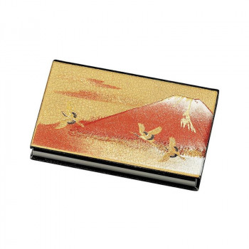 まえじゅう漆器 カードケース 紅富士(B) 3V-346