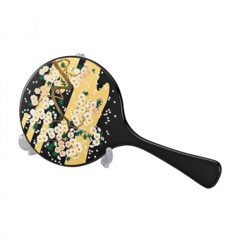 まえじゅう漆器 雅桜 手鏡・スタンド付 4L-212