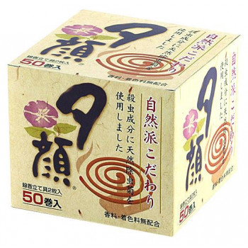 夕顔天然蚊とり線香50巻 T-8172