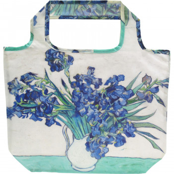名画エコバッグ ～Lサイズ～ ゴッホ「アイリスの花瓶」 AE-01120