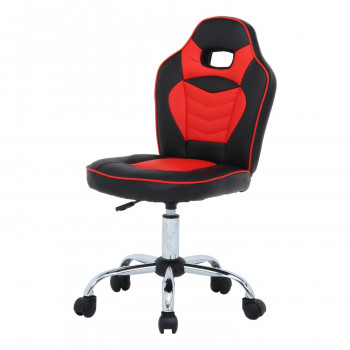 不二貿易 C/D:60700 レーシングチェア キッズ用 レッド 60700