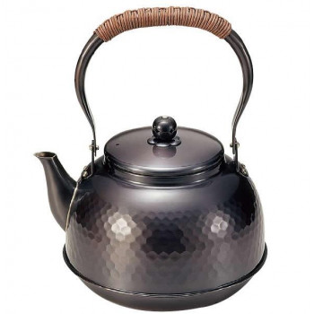新光堂　真心　純銅黒銅仕上げ鎚目湯沸し2.3L　BC-7