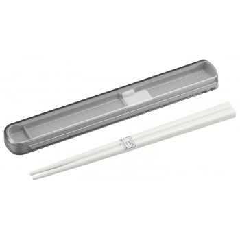オーエスケー DISH UP LUNCH 　引フタ箸箱セット(19.5cm) グレー HS-16　