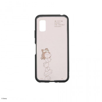 ディズニー IIIIfit Clear AQUOS wish3対応ケース チップ＆デール DNG-143CD