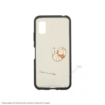 ディズニー IIIIfit Clear AQUOS wish3対応ケース くまのプーさん DNG-143PO