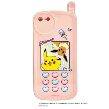 ポケットモンスター iPhoneSE(第3・2世代)/8・7対応ケース ピカチュウ＆イーブイ POKE-886A