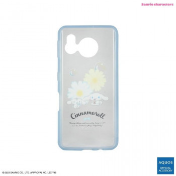 サンリオ IIIIfit Clear AQUOS sense7対応ケース シナモロール SANG-291CN