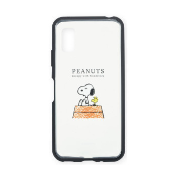 ピーナッツ IIIIfit AQUOS wish3対応ケース ドッグハウス SNG-782A