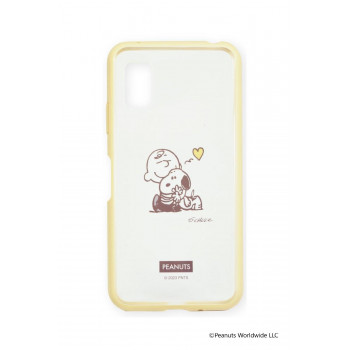 ピーナッツ IIIIfit AQUOS wish3対応ケース チャーリーブラウン SNG-782C