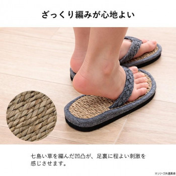 ルーチェ 七島い草 草履 16～18cm キッズサイズ オレンジ 1141510208202