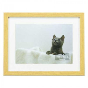 ナカバヤシ　木製写真額/2L/ナチュラル　F-SW-111-N