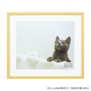 ナカバヤシ　木製写真額/四ツ切/ナチュラル　F-SW-115-N