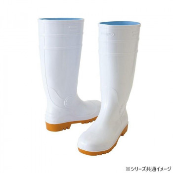 アイトス 4437  長靴(先芯入り)  ホワイト  25.0cm