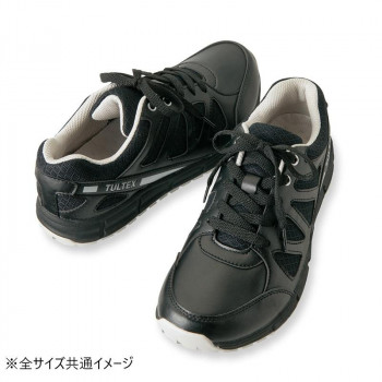 アイトス 51641  スニーカー(耐油・耐滑)(男女兼用)  ブラック  22.0cm