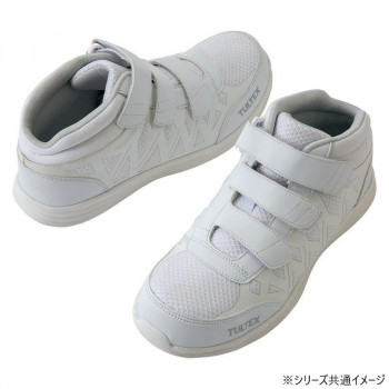 アイトス 51672  セーフティシューズ(面ファスナー)(男女兼用)  ホワイト  29.0cm